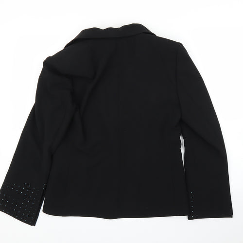 Wish Womens Black   Jacket Blazer Size 14