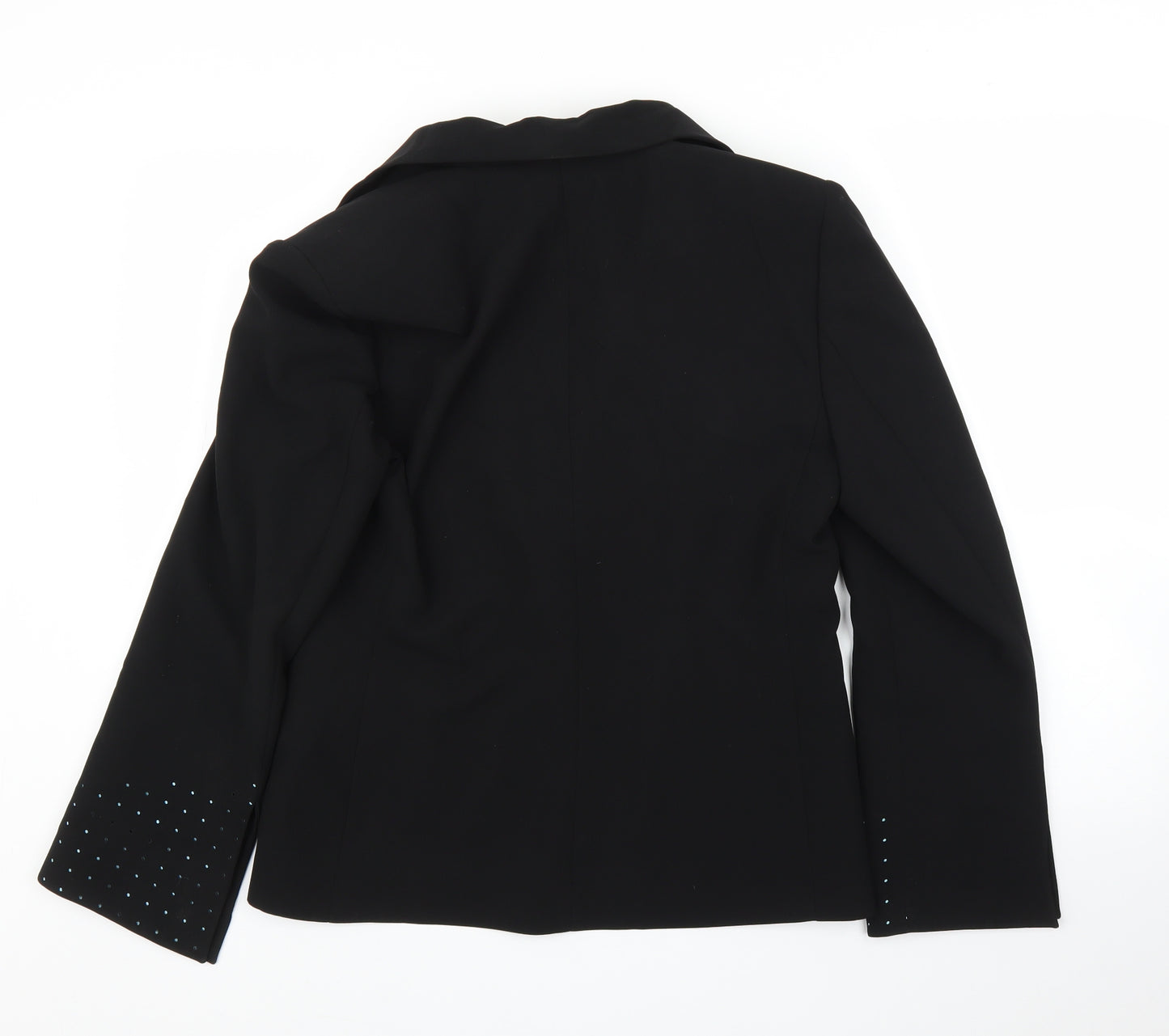 Wish Womens Black   Jacket Blazer Size 14