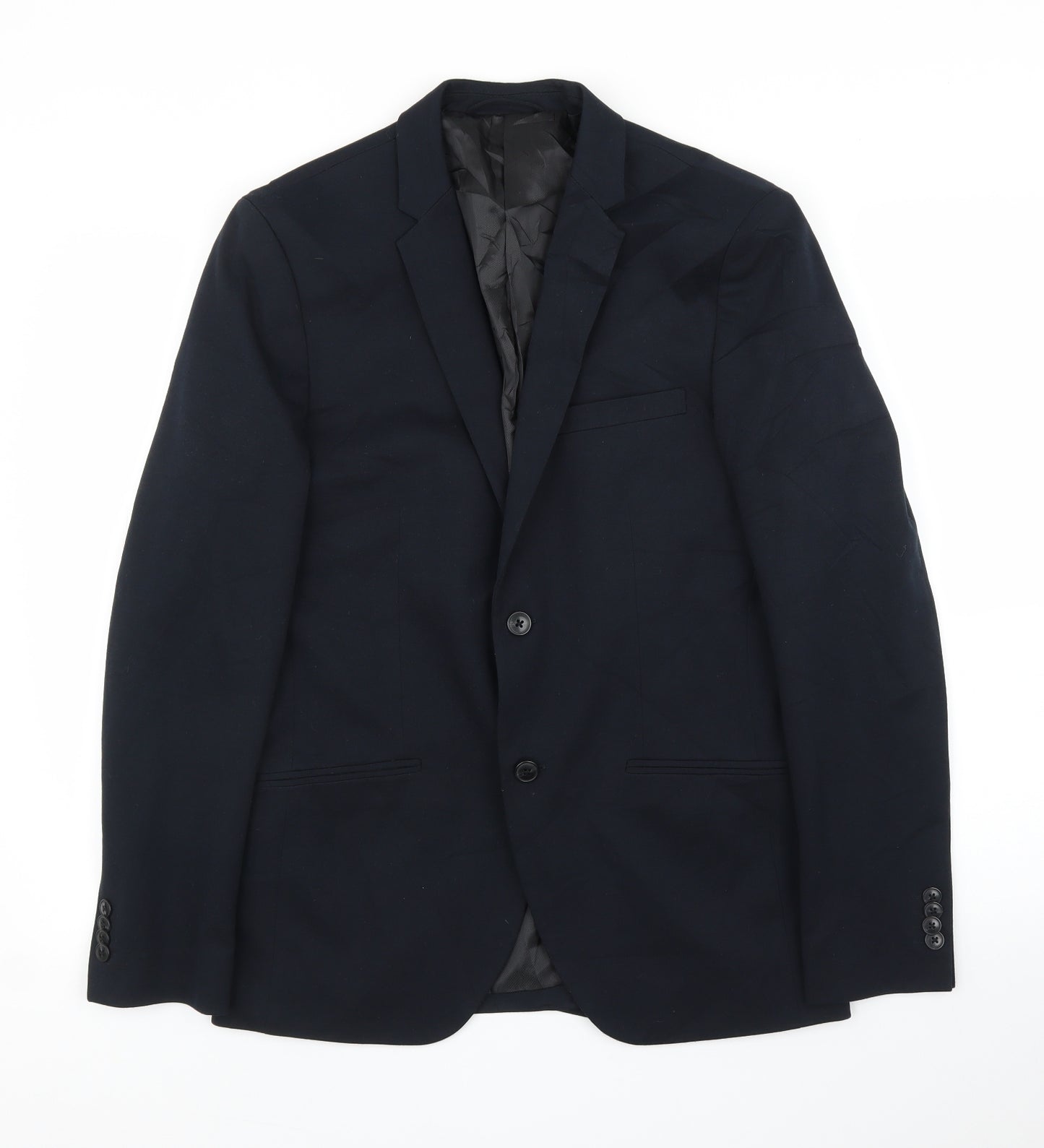 JACK & JONES Mens Blue   Jacket Blazer Size 38