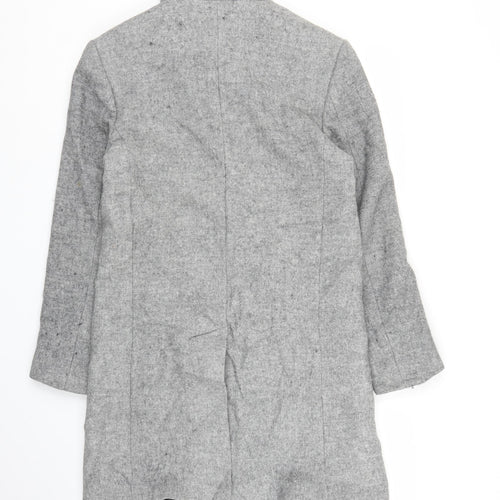 Zara Mens Grey   Overcoat Coat Size L