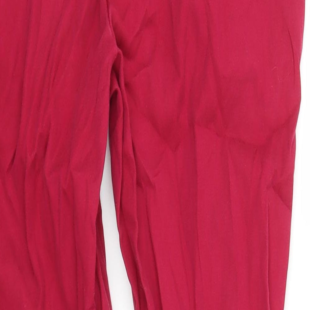 NEXT Womens Pink   Capri Trousers Size 10 L23 in