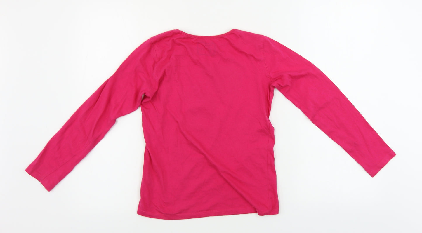 Pep&co     Girls Pink   Basic T-Shirt Size 9-10 Years