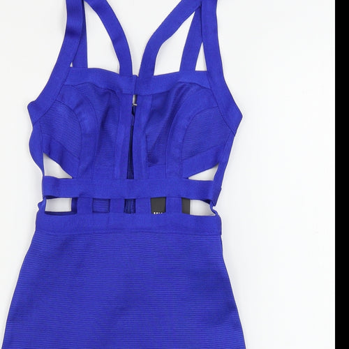 Missguided  Womens Blue   Bodycon  Size 6