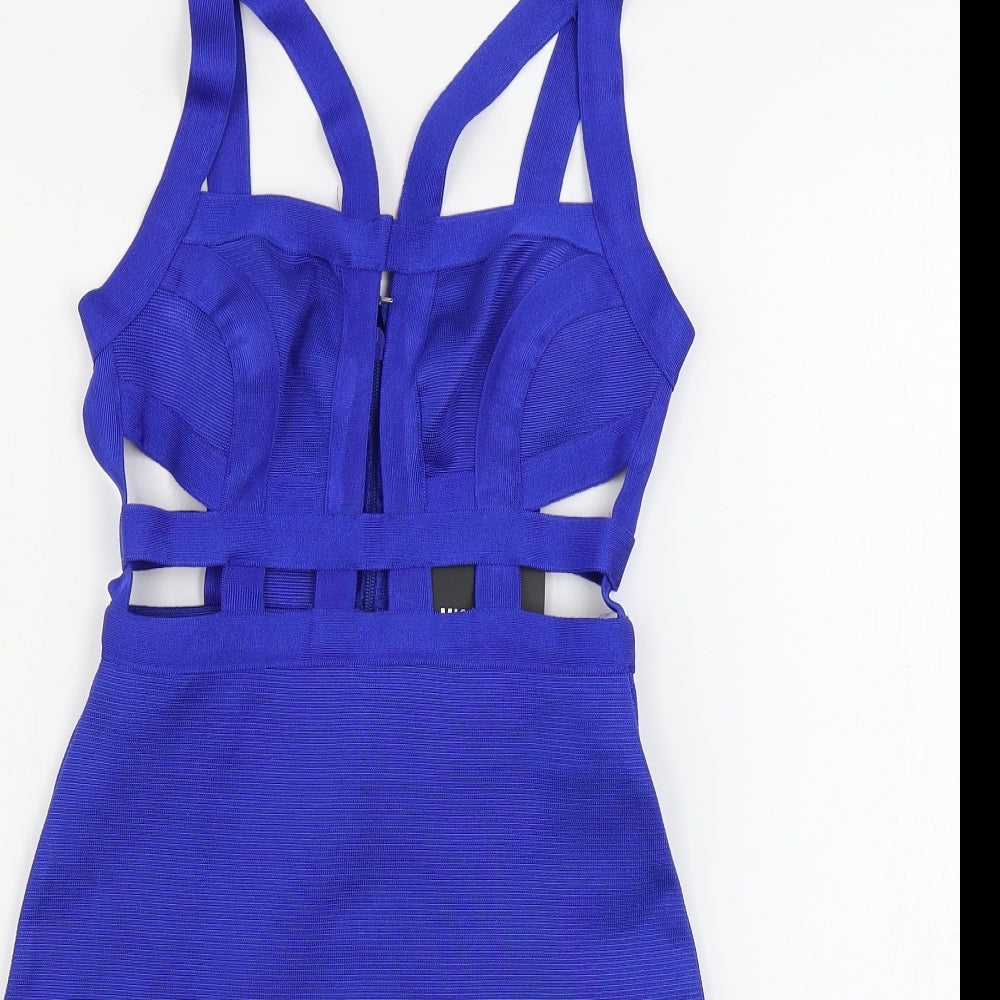 Missguided  Womens Blue   Bodycon  Size 6