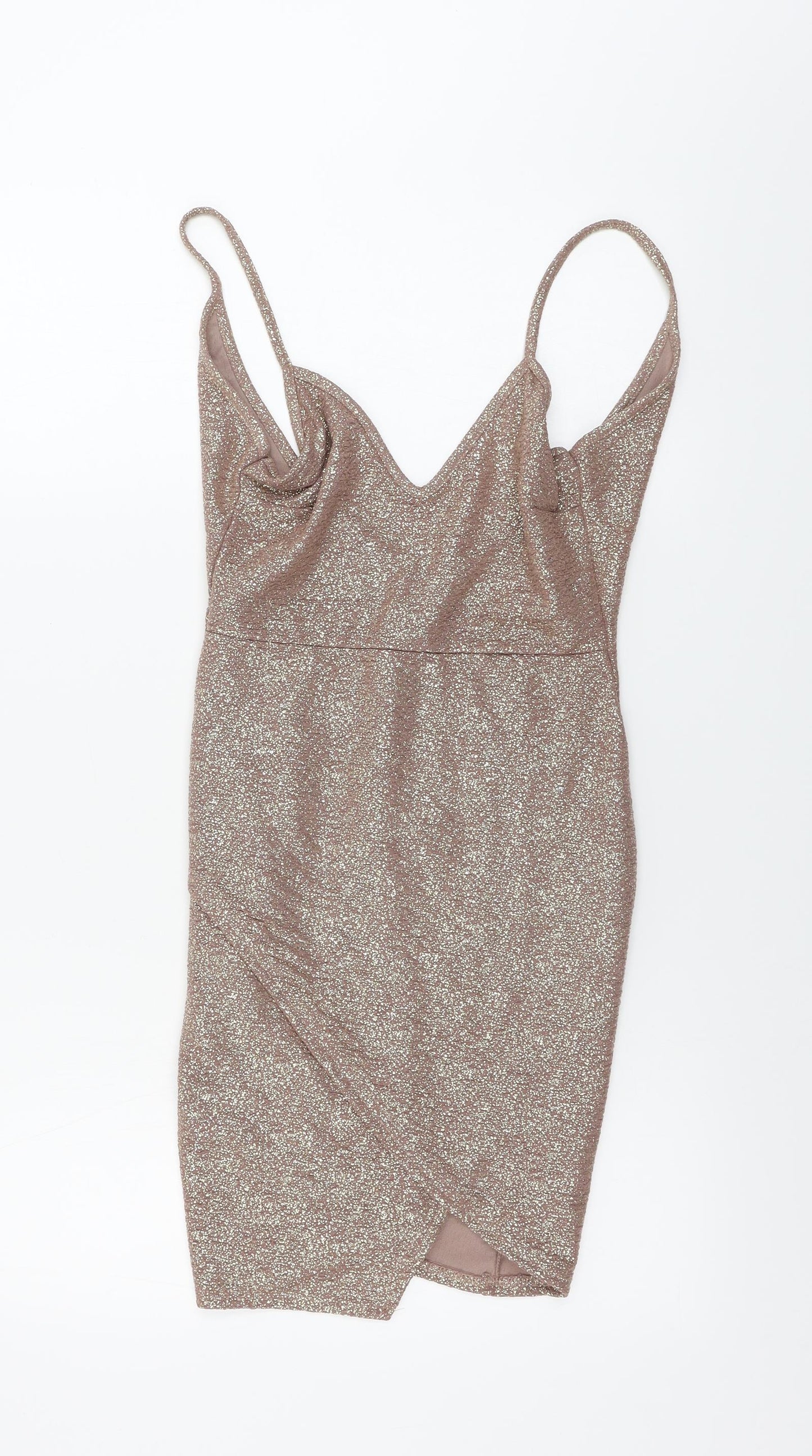 PRETTYLITTLETHING Womens Pink   Bodycon  Size 8