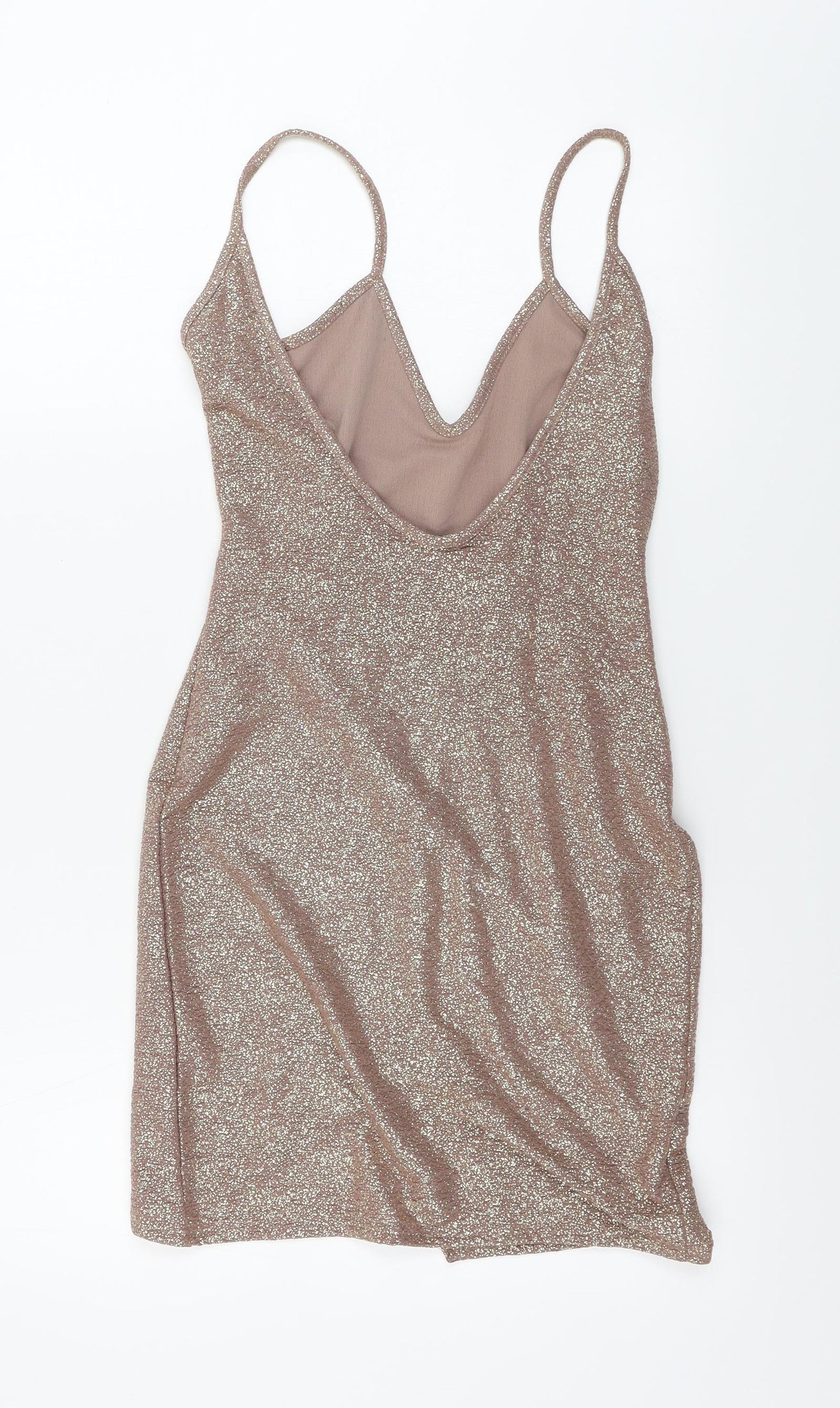 PRETTYLITTLETHING Womens Pink   Bodycon  Size 8