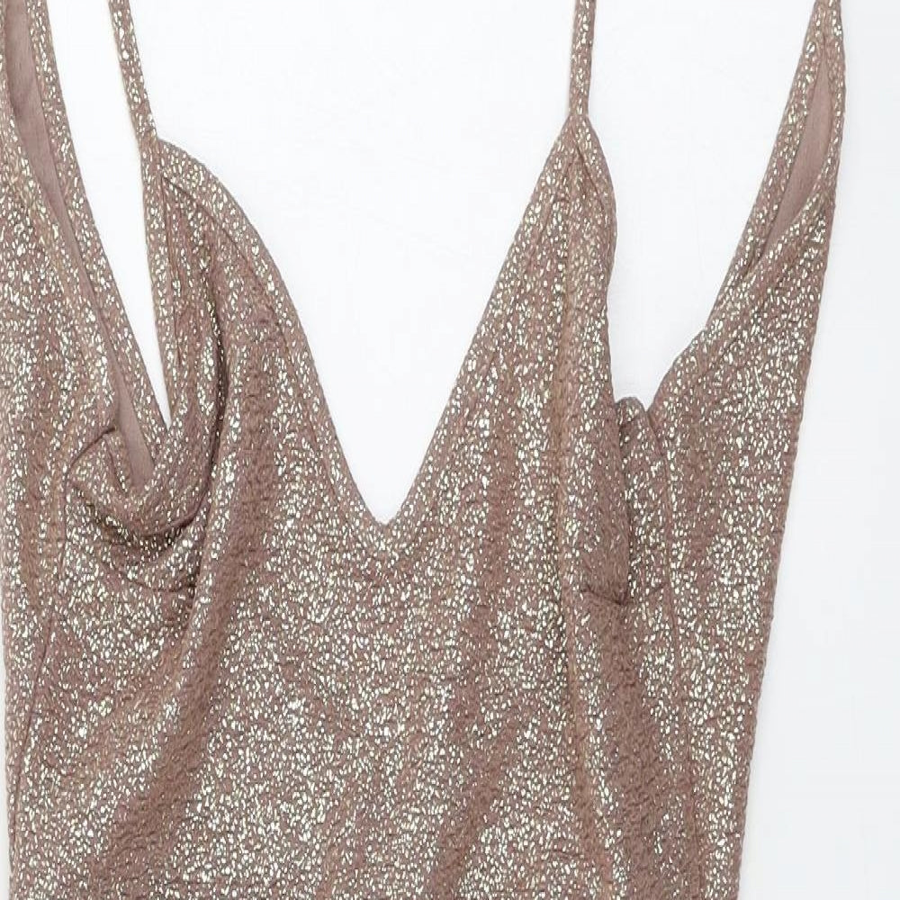 PRETTYLITTLETHING Womens Pink   Bodycon  Size 8