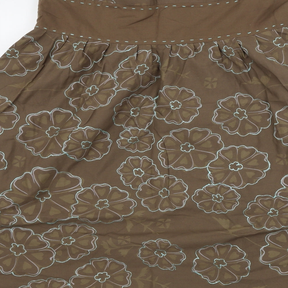 Animal Womens Brown   A-Line  Size 14