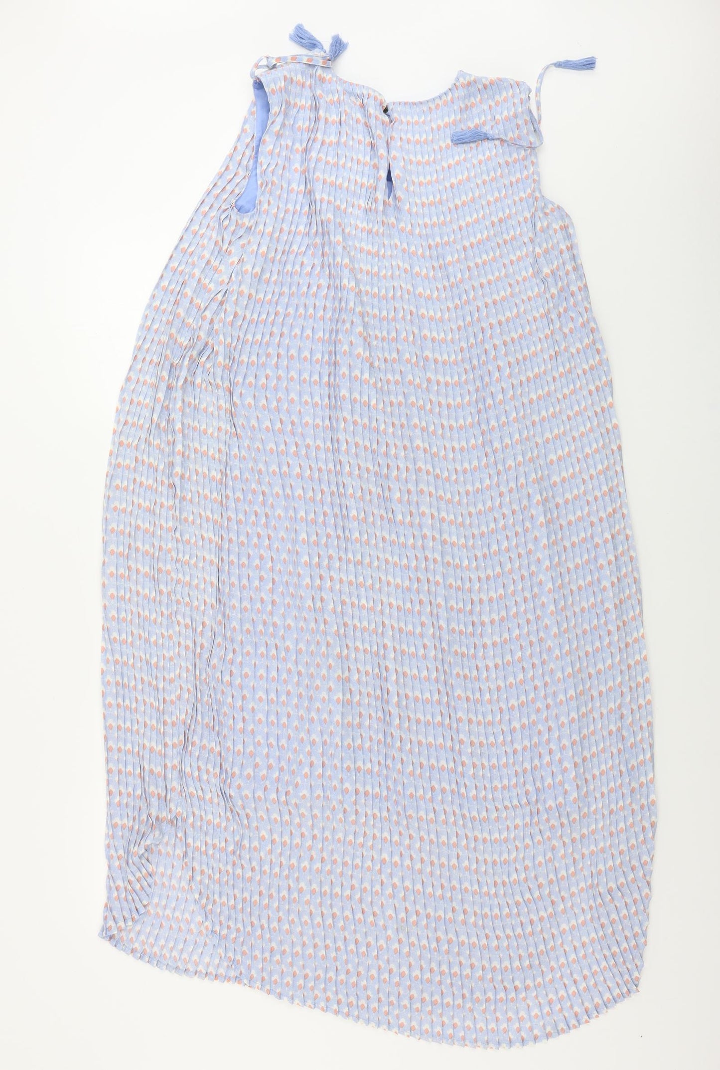 mint&berry  Womens Blue Floral  A-Line  Size 8