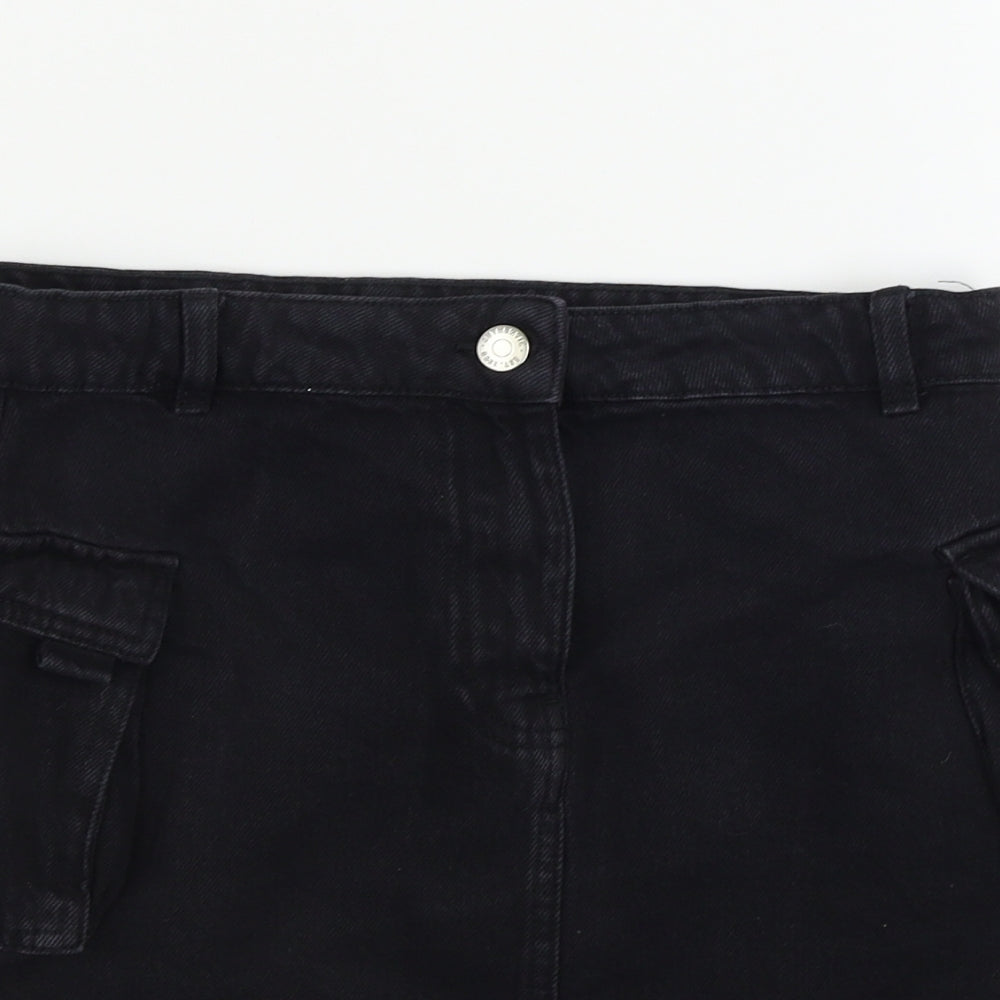 George  Girls Black   A-Line Skirt Size 13-14 Years