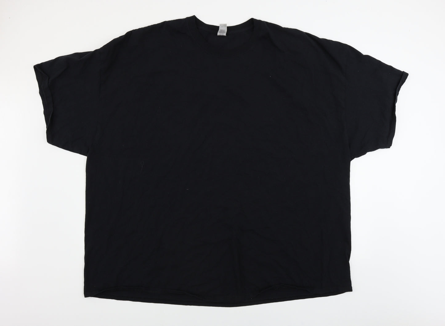 Gildan  Mens Black    T-Shirt Size Big 5X