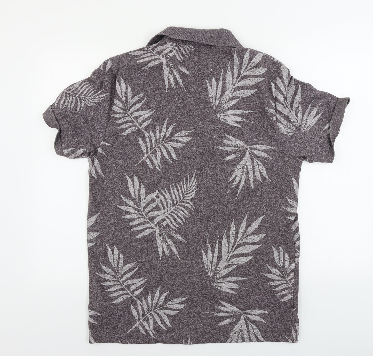 NEXT  Mens Brown Floral   Polo Size L