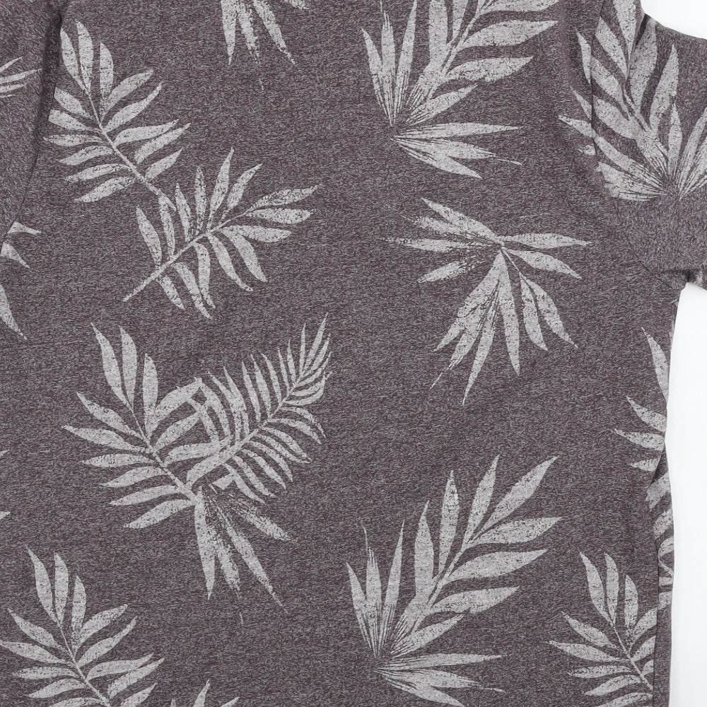 NEXT  Mens Brown Floral   Polo Size L