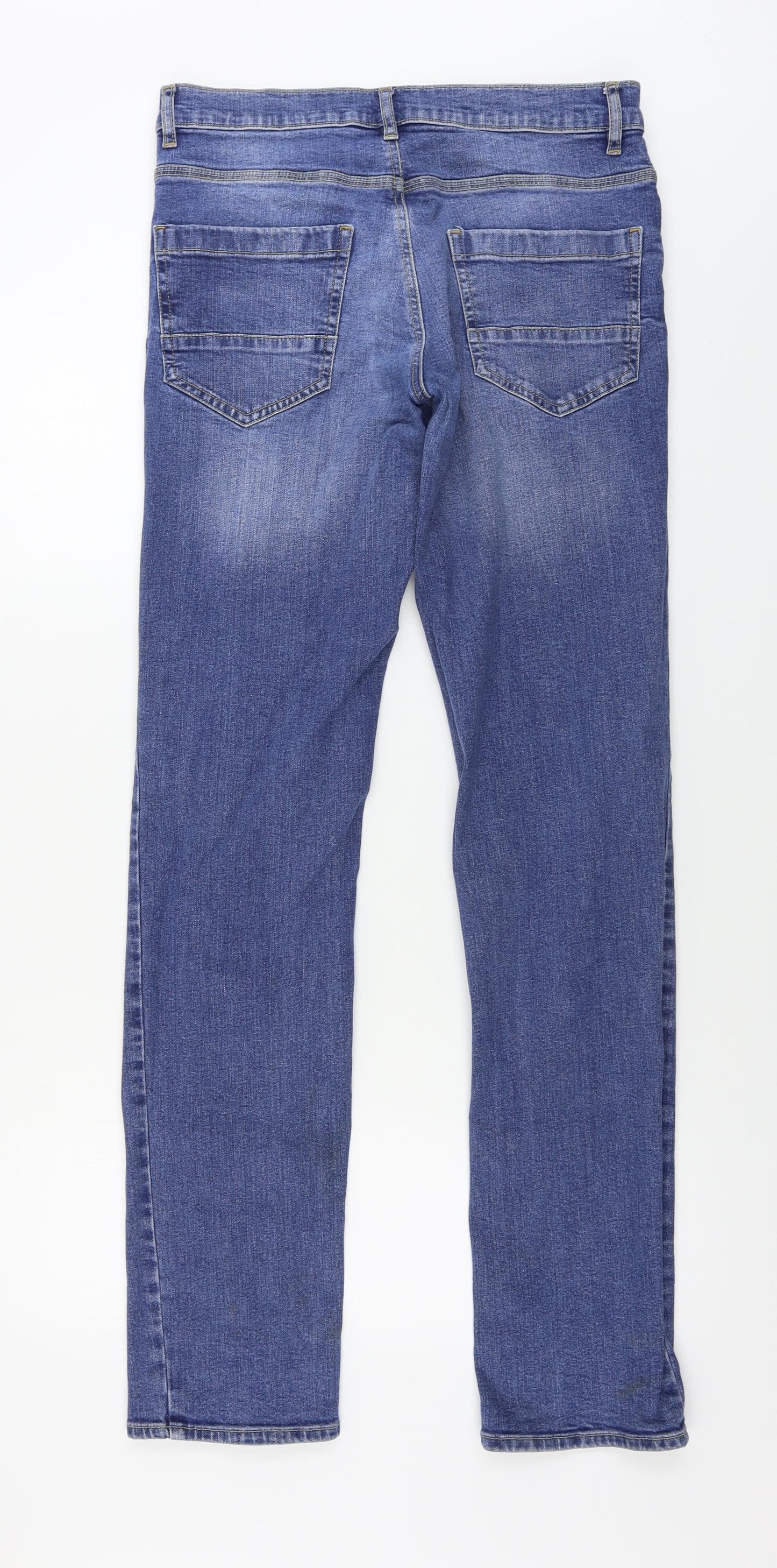 F&F  Mens Blue   Straight Jeans Size 32 in L34 in