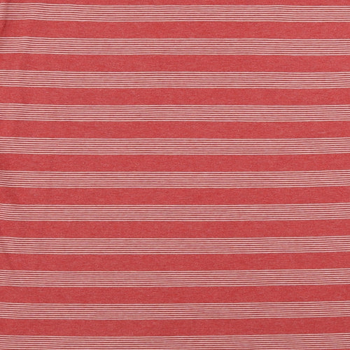 Jasper Conran  Mens Red Striped   T-Shirt Size XL