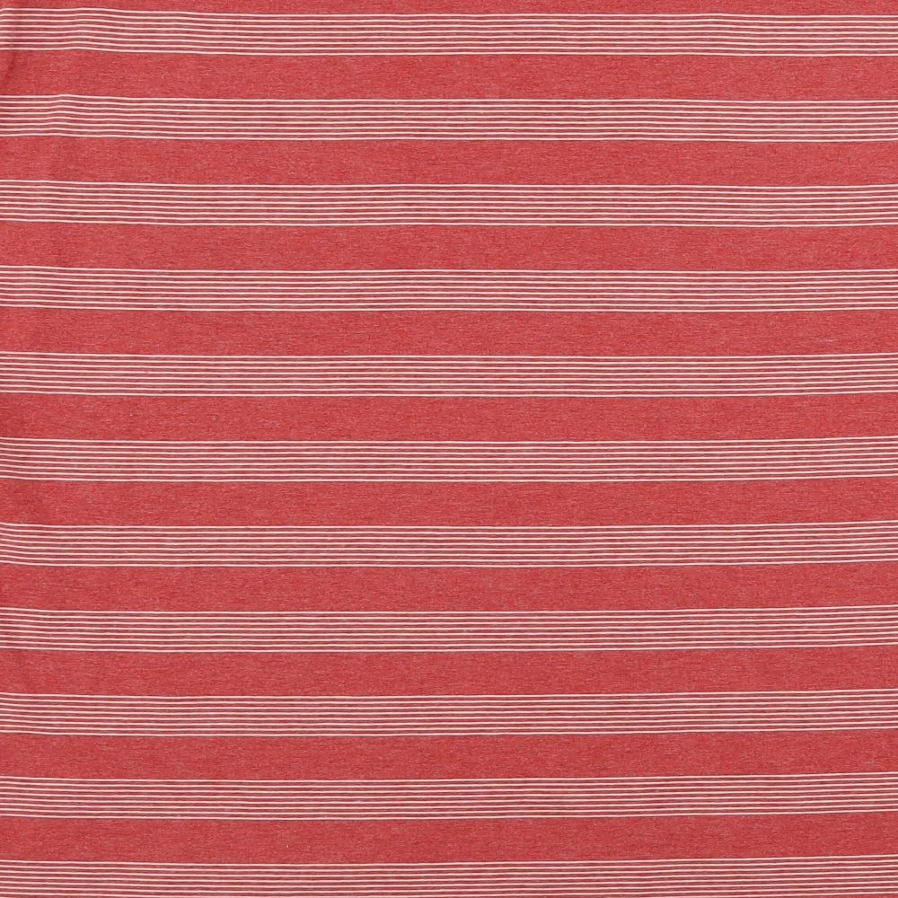 Jasper Conran  Mens Red Striped   T-Shirt Size XL