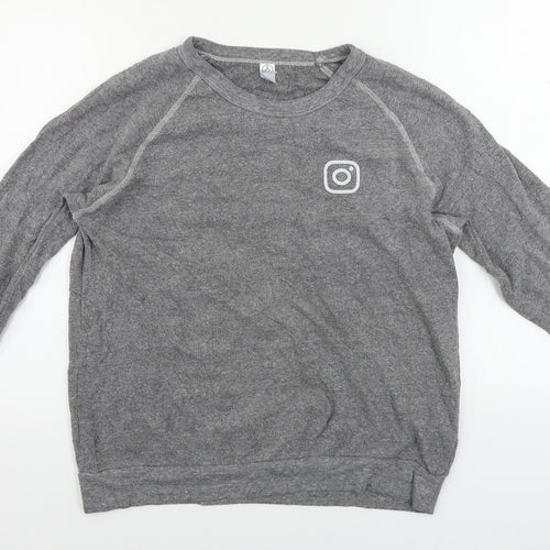 Alternative Womens Grey   Pullover Jumper Size L