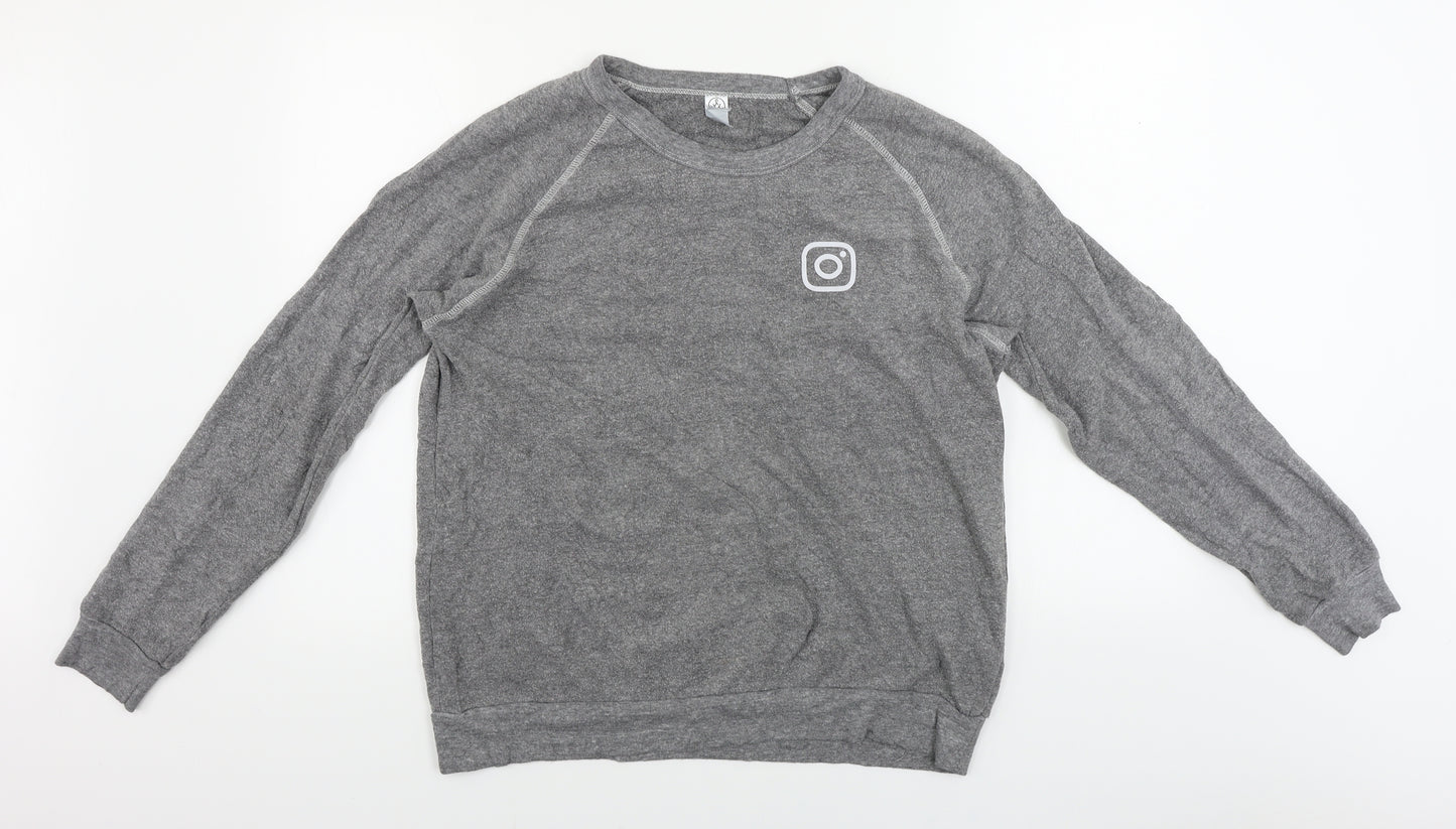 Alternative Womens Grey   Pullover Jumper Size L