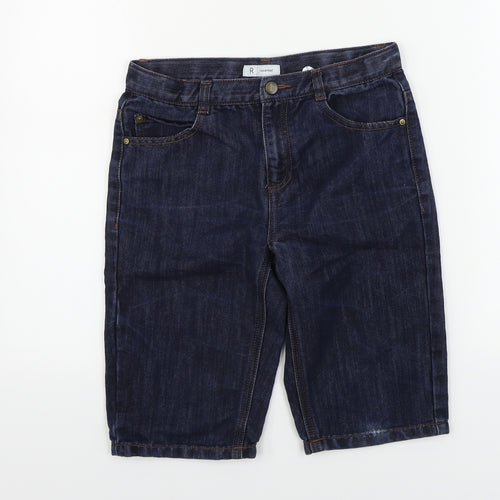 R Essential  Boys Blue   Cropped Trousers Size 12 Years