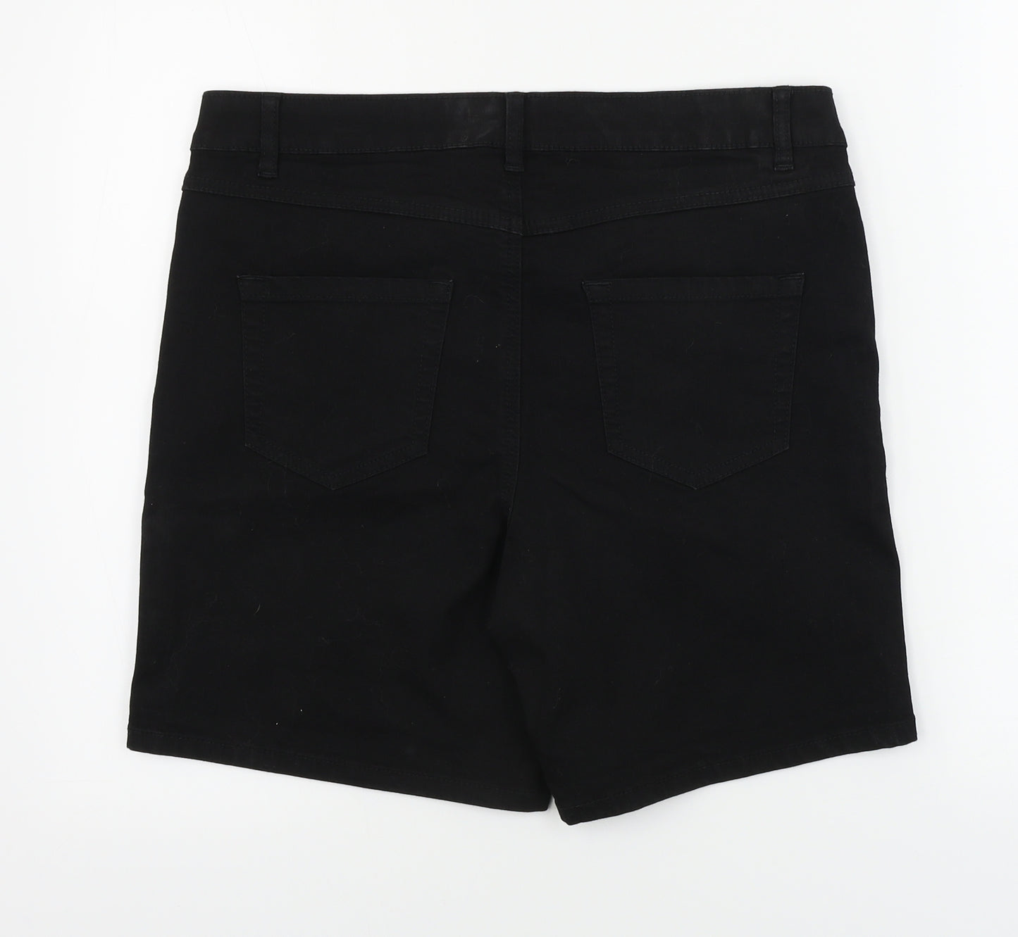George  Womens Black   Chino Shorts Size 14