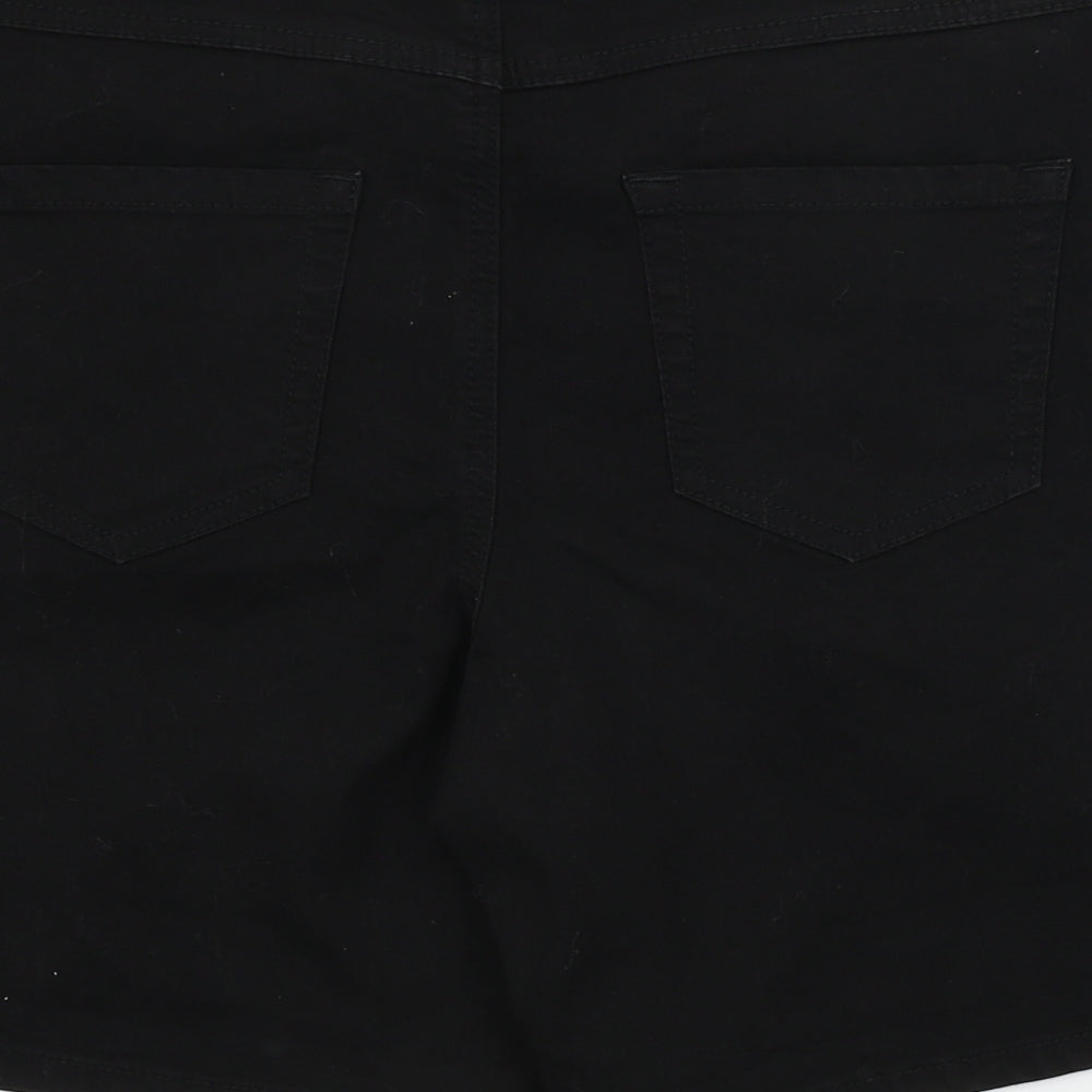 George  Womens Black   Chino Shorts Size 14