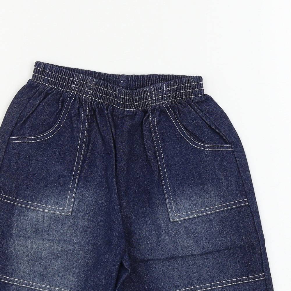 Rebel Boys Blue   Straight Jeans Size 6-7 Years