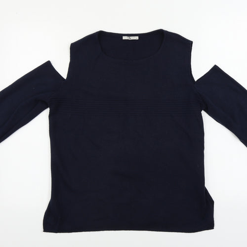 TU Womens Blue   Pullover Jumper Size 10