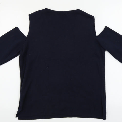 TU Womens Blue   Pullover Jumper Size 10