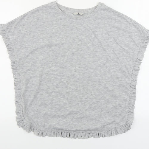 TU Womens Grey   Basic T-Shirt Size 10