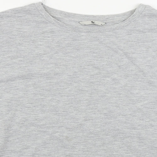 TU Womens Grey   Basic T-Shirt Size 10