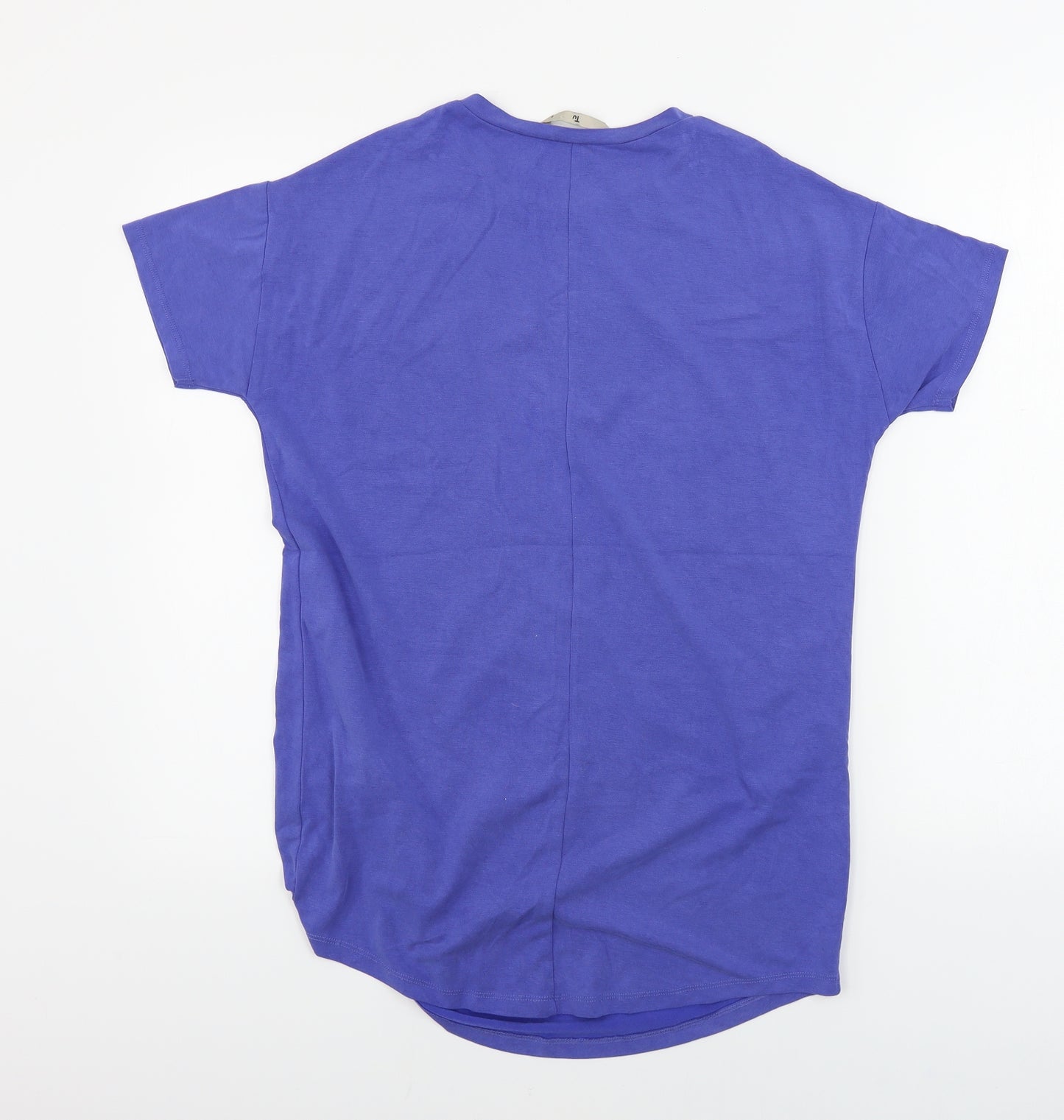 TU Womens Blue   Basic T-Shirt Size 8