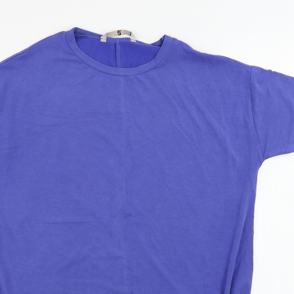 TU Womens Blue   Basic T-Shirt Size 8