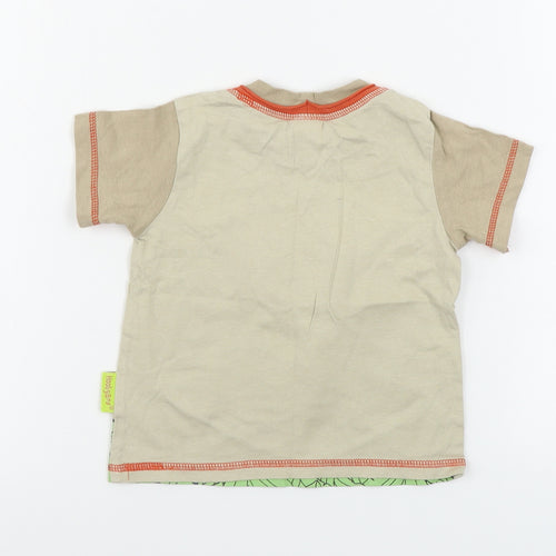 Hooligans  Boys Beige   Basic T-Shirt Size 2 Years