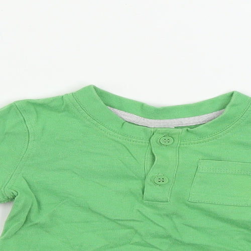 Mini Club Boys Green   Basic T-Shirt Size 3-6 Months
