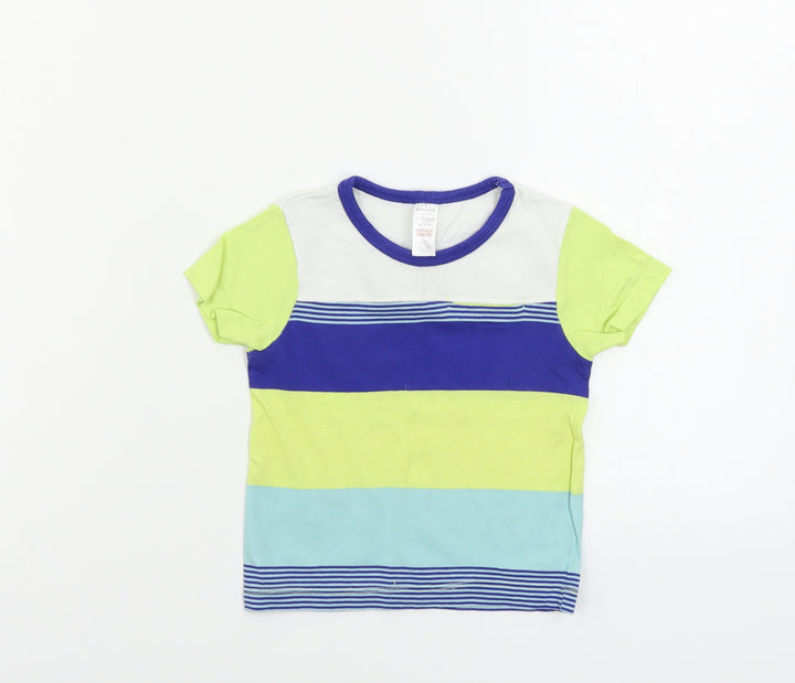 Mini Club Boys Blue Basic T-Shirt Size 12-18 Months