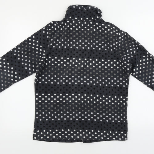 Old Navy Womens Grey Polka Dot  Henley Jumper Size M