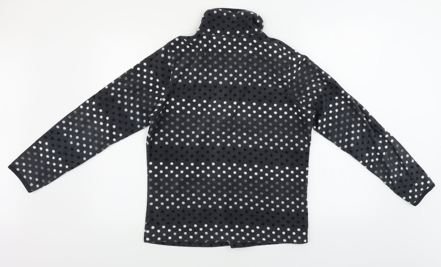 Old Navy Womens Grey Polka Dot  Henley Jumper Size M