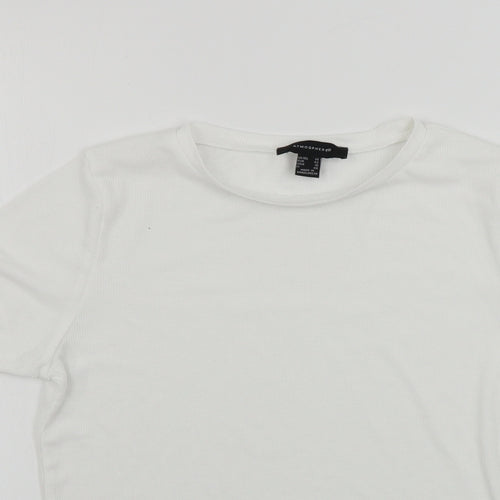 Atmosphere  Womens White   Basic T-Shirt Size 14