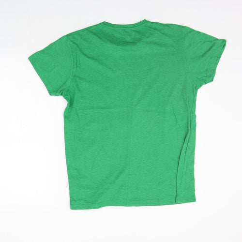 Cedar Wood State Womens Green   Basic T-Shirt Size M