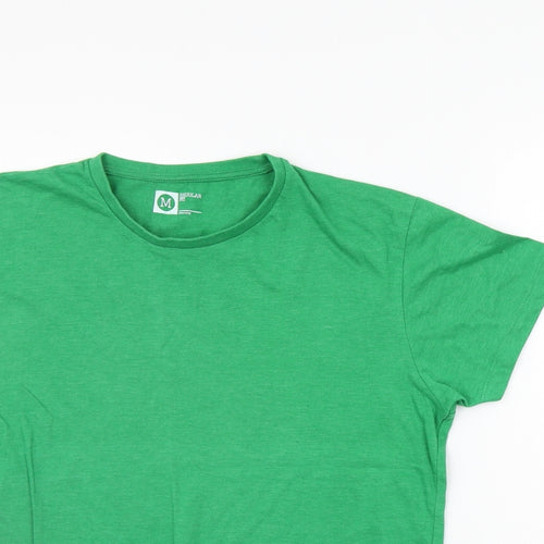 Cedar Wood State Womens Green   Basic T-Shirt Size M