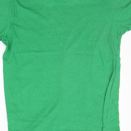 Cedar Wood State Womens Green   Basic T-Shirt Size M