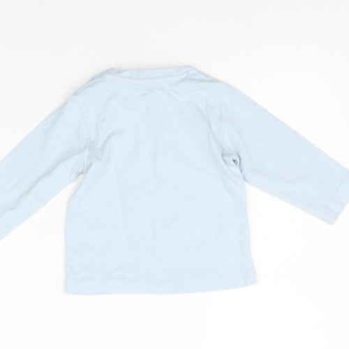 Nutmeg Baby Blue   Basic T-Shirt Size 6-9 Months