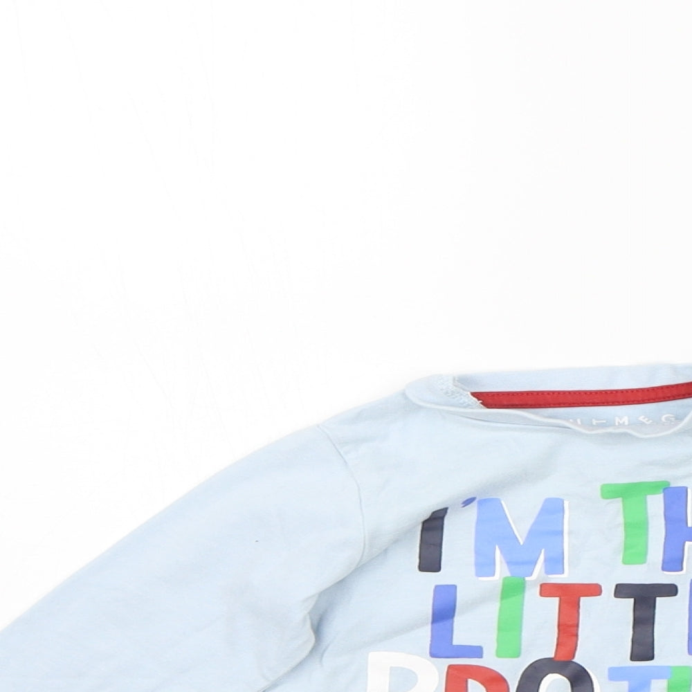 Nutmeg Baby Blue   Basic T-Shirt Size 6-9 Months