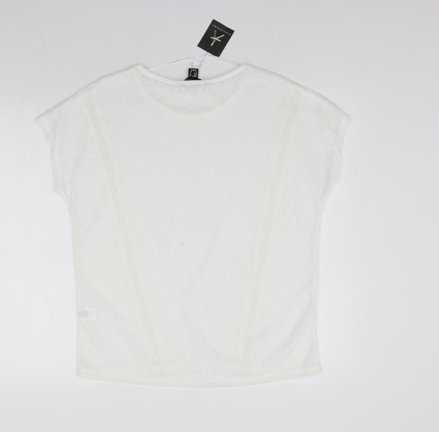 Atmosphere Womens White    T-Shirt Size 10