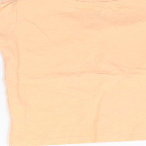 Primark Girls Orange   Basic T-Shirt Size 12-18 Months