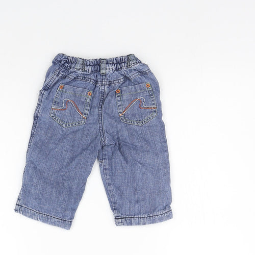 TU Girls Blue   Jogger Jeans Size 6-9 Months
