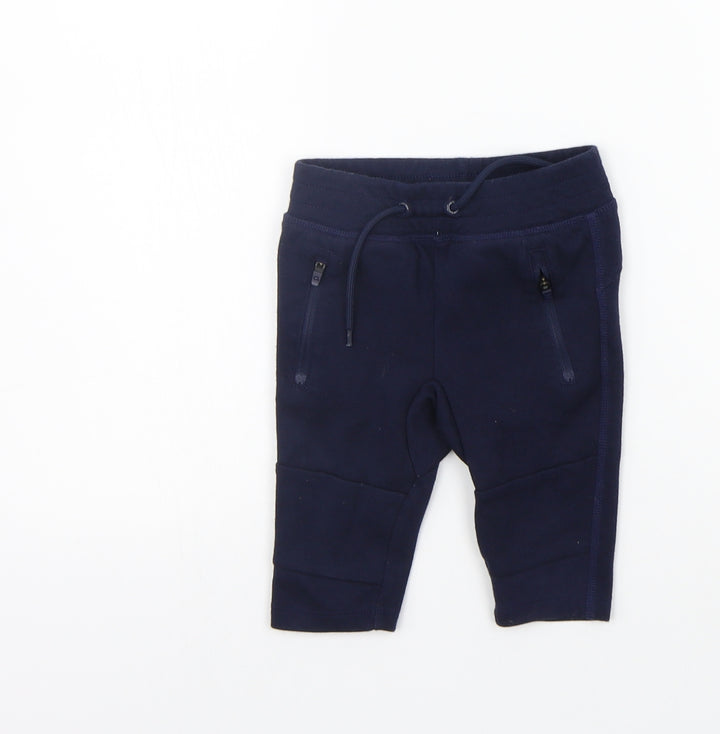 Gap Girls Blue Jogger Trousers Size 6-9 Months