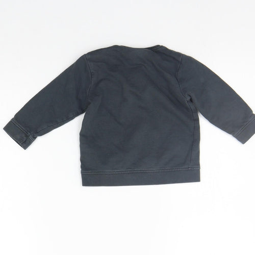 NEXT Girls Grey   Basic T-Shirt Size 6-9 Months