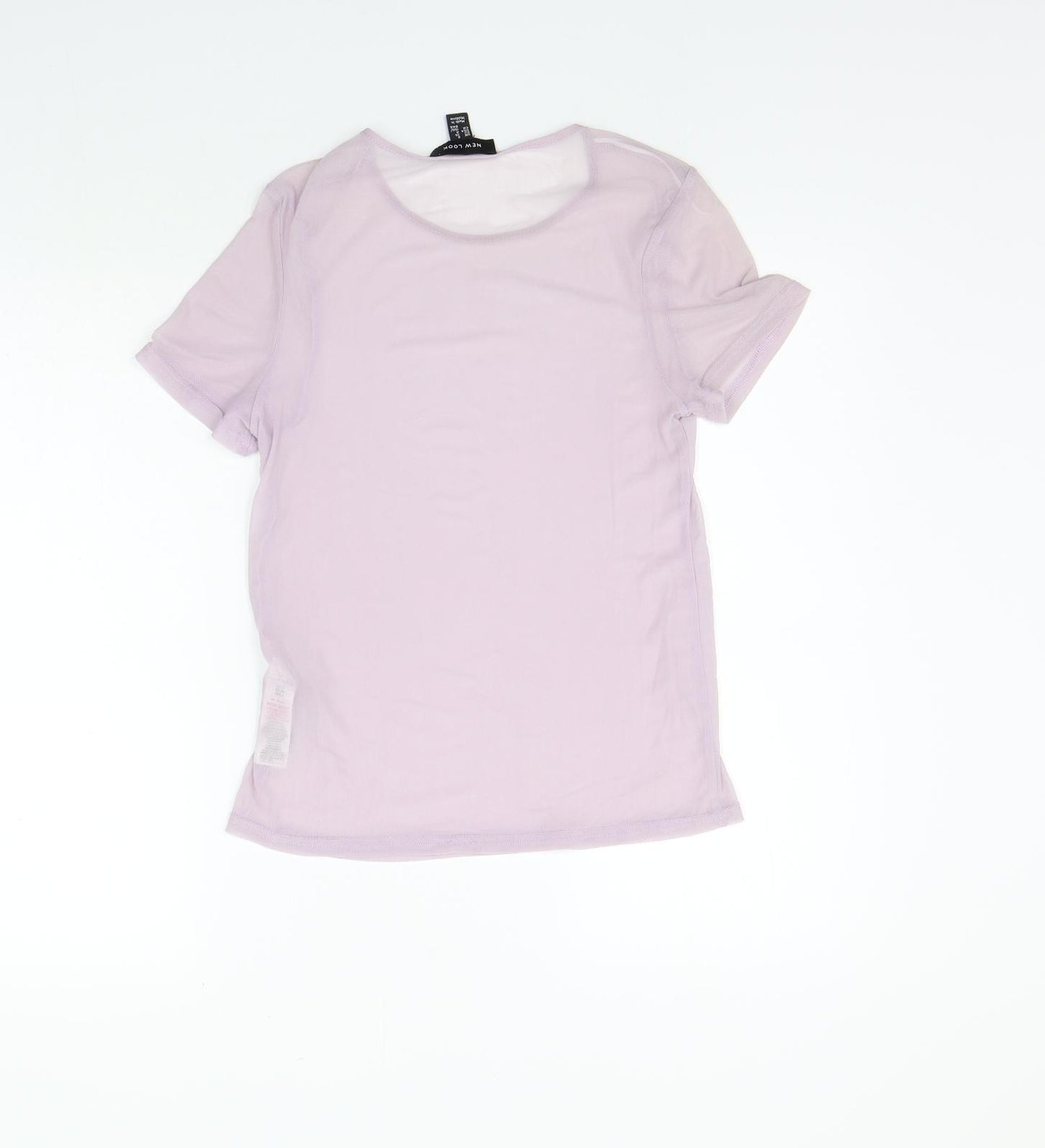 New Look Womens Purple   Basic T-Shirt Size 8