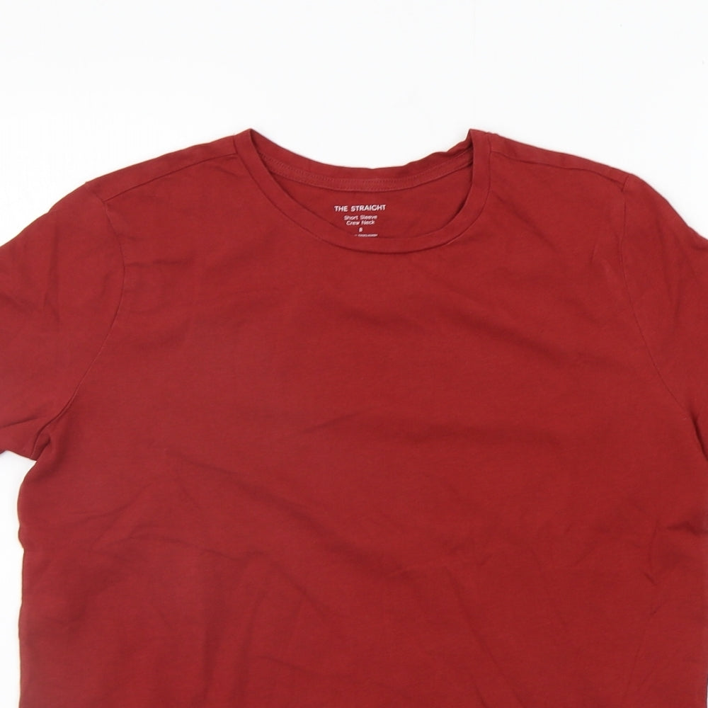 Marks and Spencer Womens Red   Basic T-Shirt Size 8